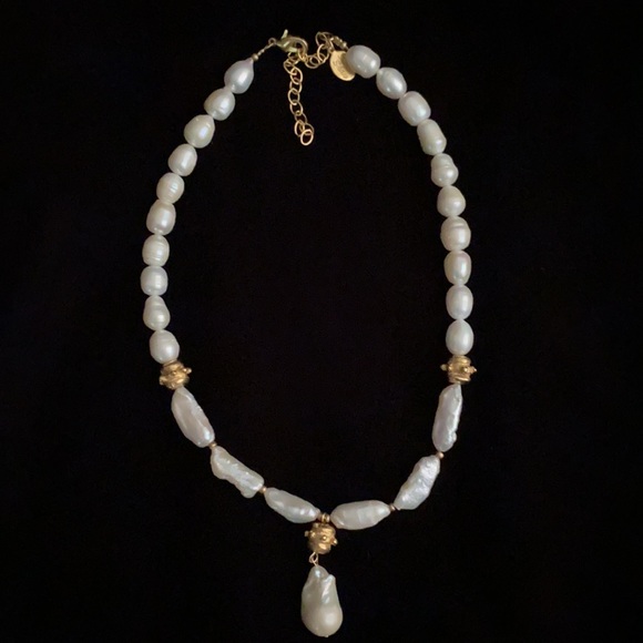 Susan Shaw cultured and baroque Pearl necklace - Picture 2 of 6